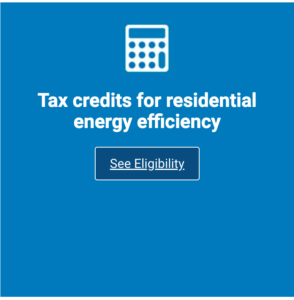 Tax credits help pay for energy efficiency costs.